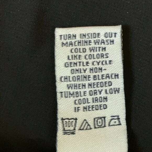 American Rag Cie Sz M Bead Stud & Rhinestone Collar Split Back Hi-Low Top 16i - Picture 8 of 8